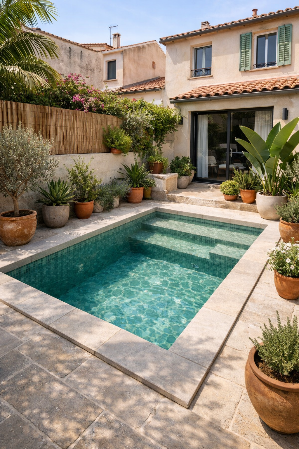 Construction d’une petite piscine béton monobloc à Toulon