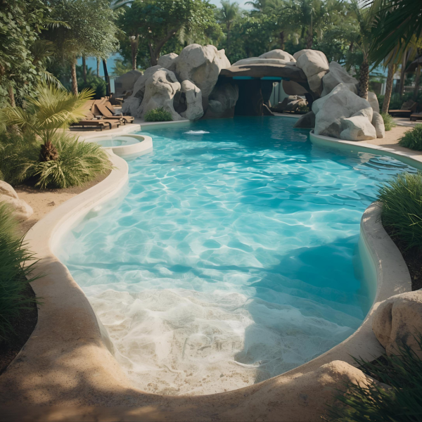 piscine lagon turquoise Var